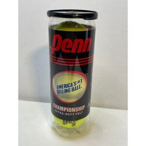 Penn 2 Championship Tennis Balls extra duty felt hard court 3 pack